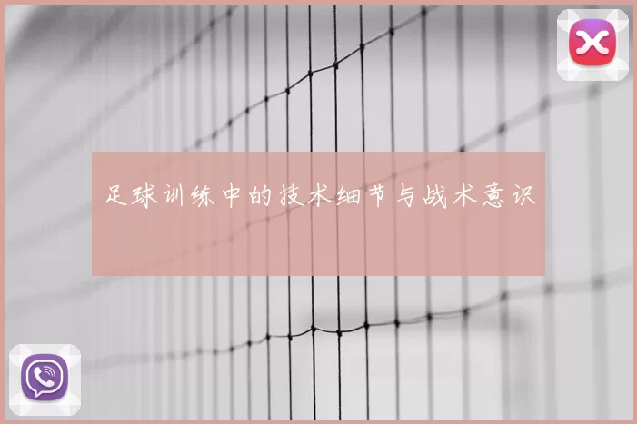 足球训练中的技术细节与战术意识