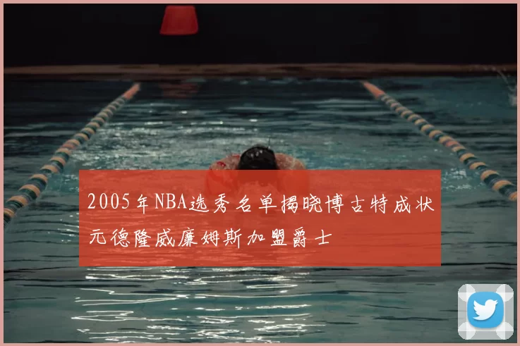 2005年NBA选秀名单揭晓博古特成状元德隆威廉姆斯加盟爵士
