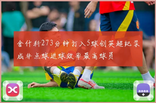 舍什科273分钟打入5球创英超纪录成非点球进球效率最高球员