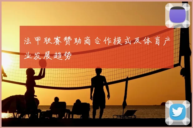 法甲联赛赞助商合作模式及体育产业发展趋势