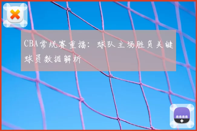 CBA常规赛重播：球队主场胜负关键球员数据解析