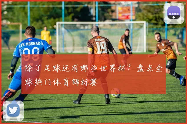 除了足球还有哪些世界杯?盘点全球热门体育锦标赛